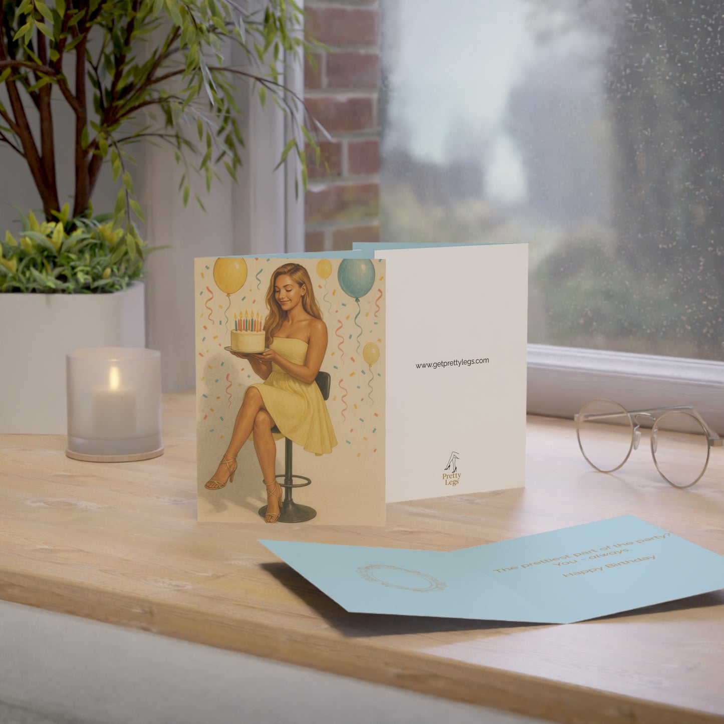 Birthday Celebration Greeting Cards Set