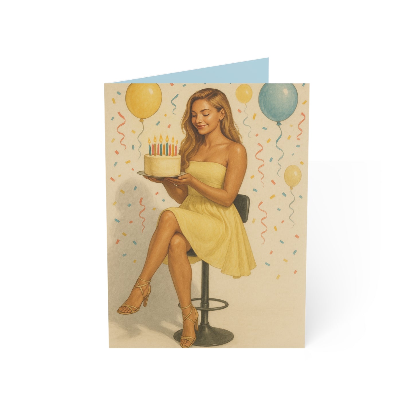 Birthday Celebration Greeting Cards Set